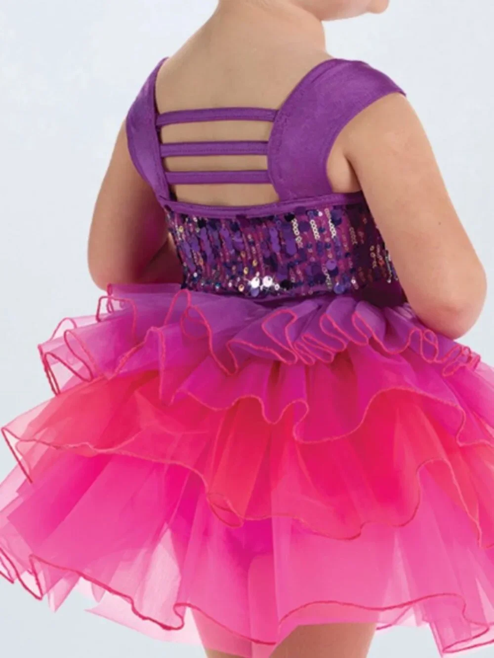 Weissman Showtime Meet Me at the Top Electric Purple Dance Costume Outfit 4/5